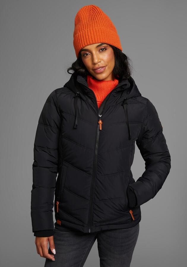 KangaROOS Winterjack met capuchon en koord ritszakken en binnenzak - Foto 6