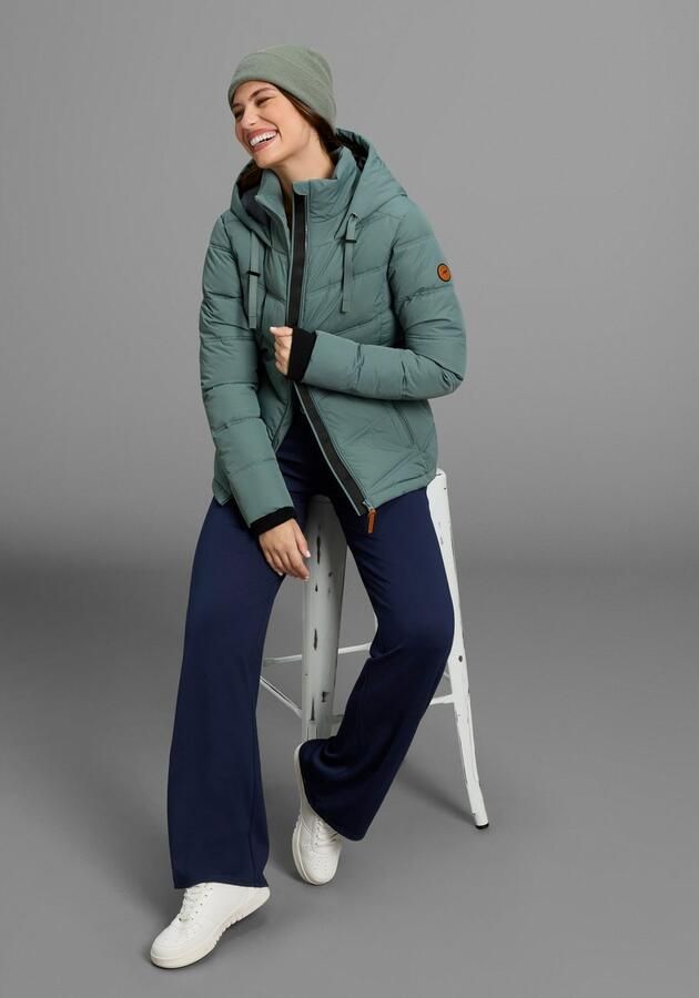 KangaROOS Winterjack met capuchon en koord ritszakken en binnenzak - Foto 4