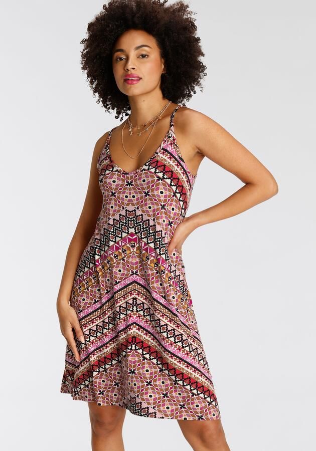 KangaROOS Zomerjurk feestelijke gelegenheden knie-vrije lengte trendy etnische look - Foto 8