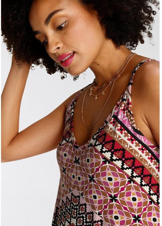 KangaROOS Zomerjurk feestelijke gelegenheden knie-vrije lengte trendy etnische look