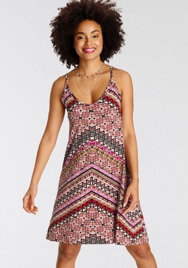 KangaROOS Zomerjurk feestelijke gelegenheden knie-vrije lengte trendy etnische look - Foto 6