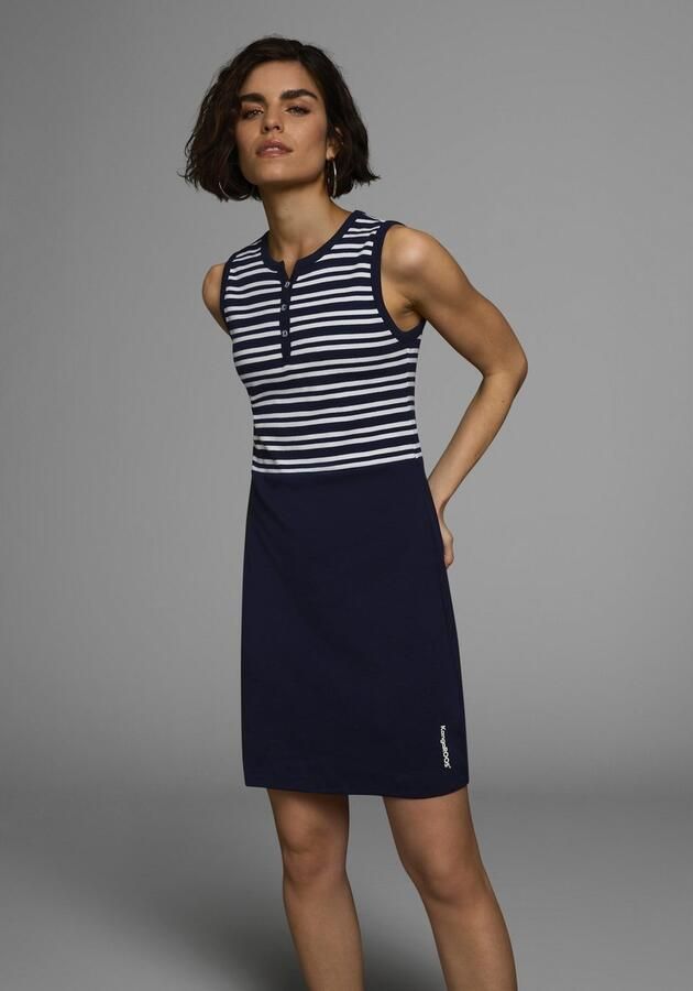 KangaROOS Zomerjurk van ribstof mini-lengte - Foto 9