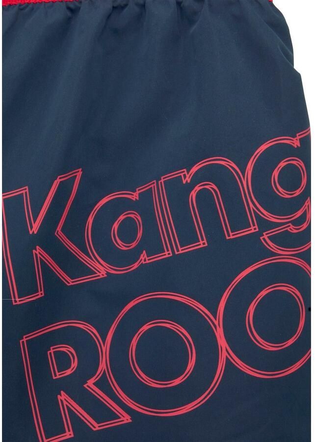 KangaROOS Zwemshort Adams met groot logo-opschrift