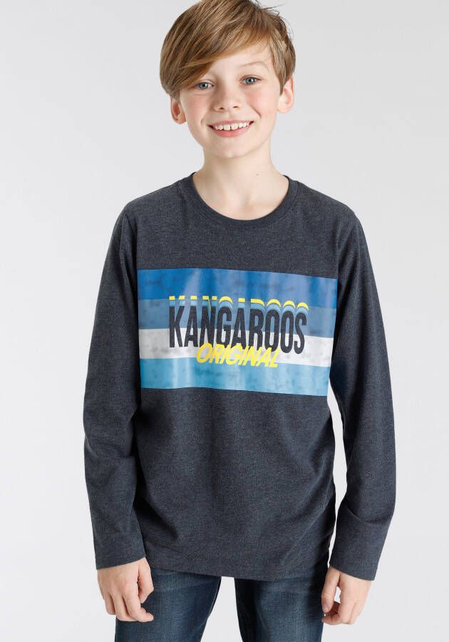 KangaROOS Shirt met lange mouwen Voor jongens