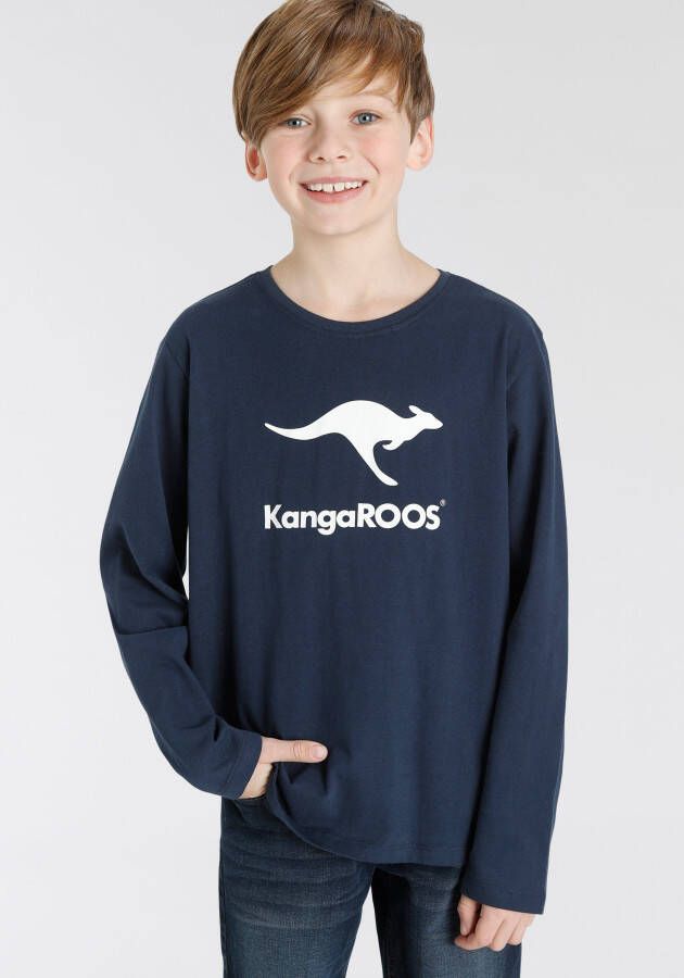 KangaROOS Shirt met lange mouwen Basic