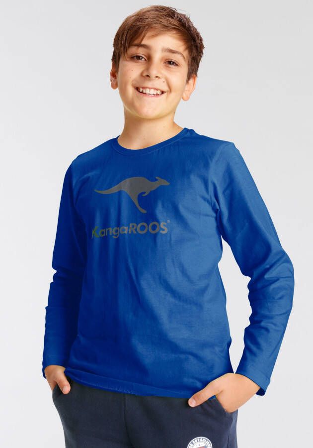 KangaROOS Shirt met lange mouwen BASIC LOGO
