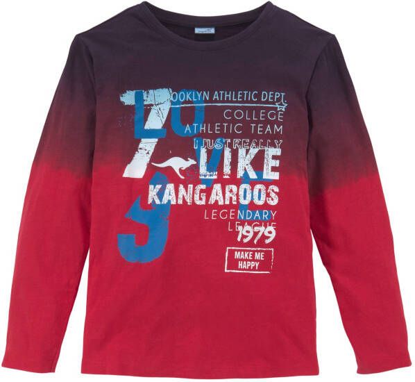 KangaROOS Shirt met lange mouwen Met cool kleurverloop