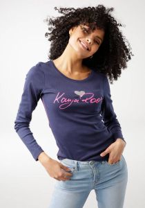 KangaROOS Shirt met lange mouwen met liefderijke logoprint nieuwe collectie