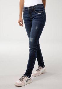 KangaROOS Slim fit jeans SLIM met destroyed-effect nieuwe collectie