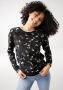 KangaROOS Sweatshirt met trendy all-over vlinderprint - Thumbnail 1