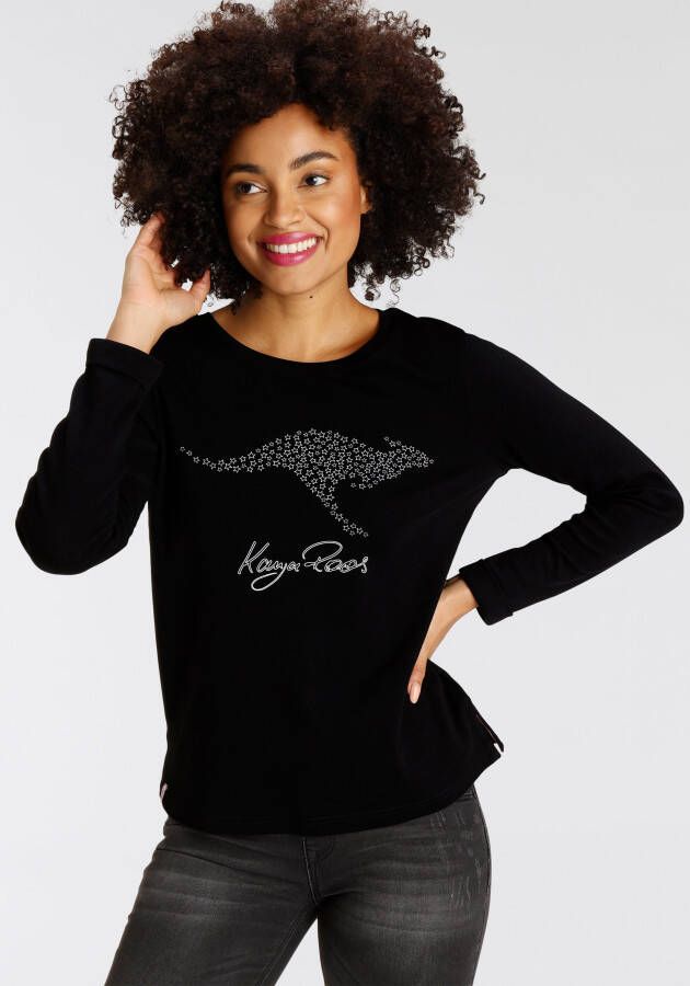 KangaROOS Sweatshirt met een grote logo-print