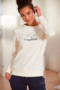 KangaROOS Sweatshirt met contrastkleurige logoprint