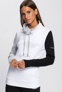 KangaROOS Sweatshirt met contrastkleurige mouwen in nieuw colourblocking-design nieuwe collectie