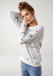 KangaROOS Sweatshirt met maritieme print all-over nieuwe collectie
