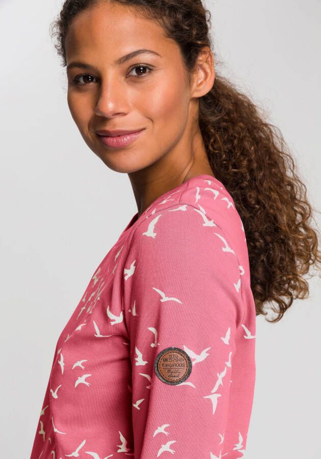 KangaROOS Sweatshirt met modieuze minimal-print all-over