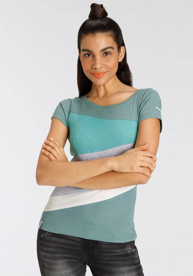 KangaROOS T-shirt met colourblocking-design
