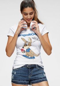 KangaROOS T-shirt met comic-print