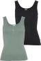 KangaROOS Tanktop één met en één zonder knoopsluiting (2-delig Set van 2) - Thumbnail 1
