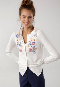 KangaROOS Vest met veelkleurig bloemborduursel nieuwe collectie