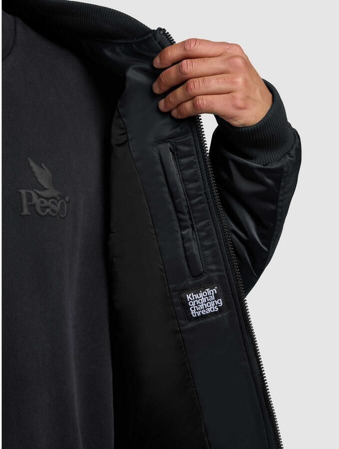 Khujo Bomberjack ADON iets glanzend materiaal - Foto 2