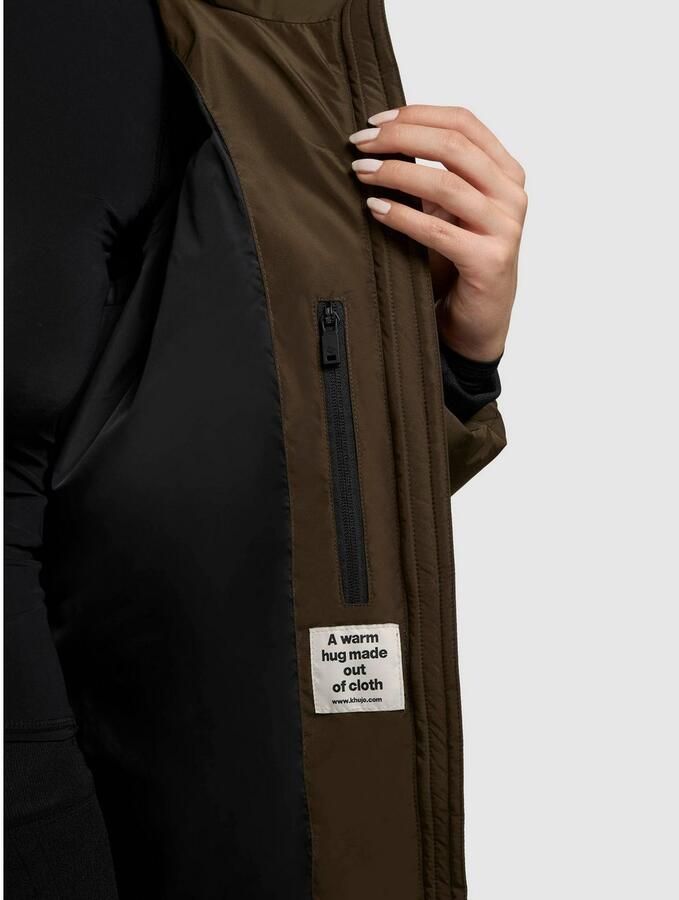 Khujo Gewatteerd jack met capuchon model 'ALESS'