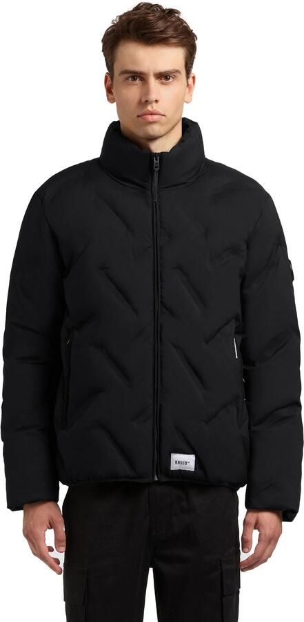 Khujo Gewatteerde jas Clover met hoogwaardige reliëf