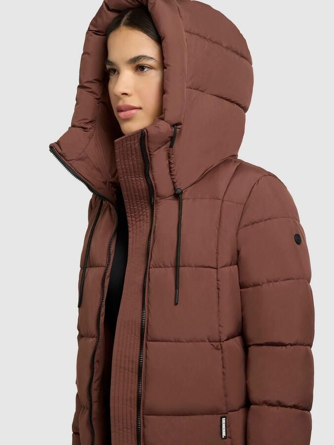 Khujo Gewatteerde jas DERIA3 ritssluitingen opzij - Foto 2