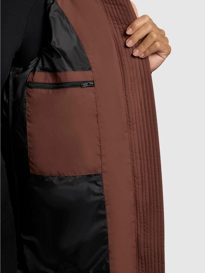 Khujo Gewatteerde jas DERIA3 ritssluitingen opzij - Foto 3