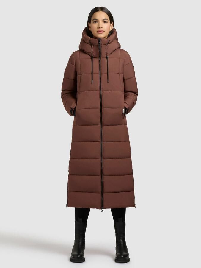 Khujo Gewatteerde jas DERIA3 ritssluitingen opzij - Foto 5