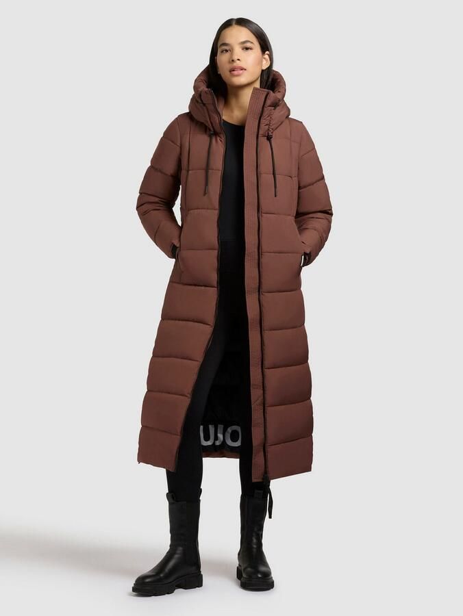 Khujo Gewatteerde jas DERIA3 ritssluitingen opzij - Foto 6