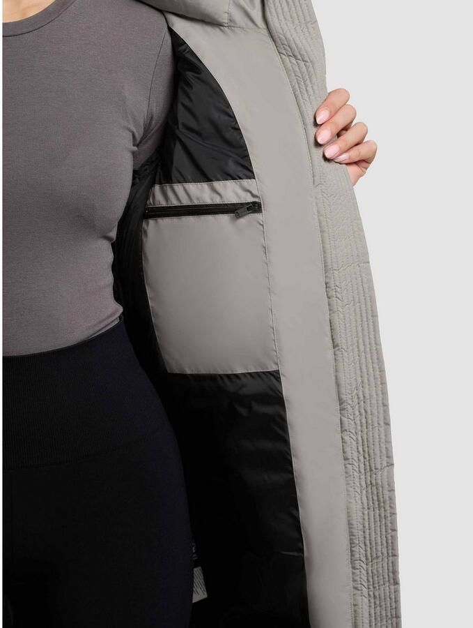 Khujo Gewatteerd jack met capuchon