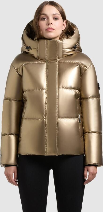 Khujo Gewatteerde jas DEVINA2 SHINY afneembare capuchon windvanger met magneetsluiting - Foto 9