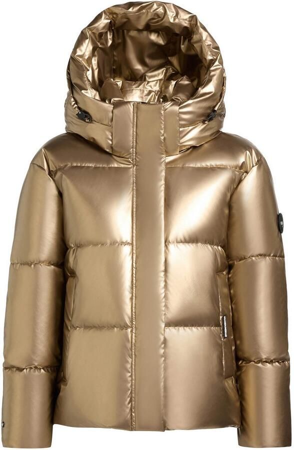 Khujo Gewatteerde jas DEVINA2 SHINY afneembare capuchon windvanger met magneetsluiting - Foto 8