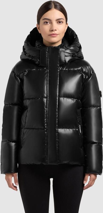 Khujo Gewatteerde jas DEVINA2 SHINY afneembare capuchon windvanger met magneetsluiting - Foto 8