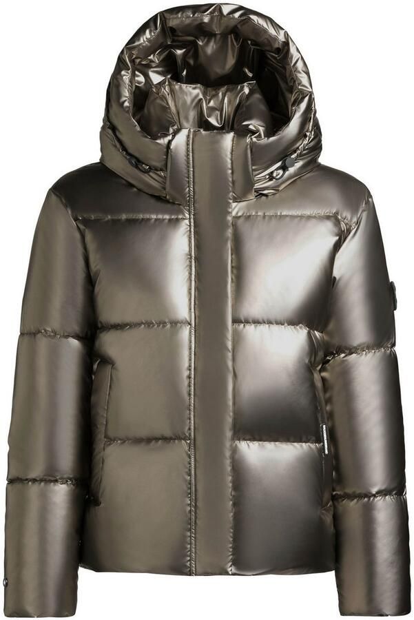 Khujo Gewatteerde jas DEVINA2 SHINY afneembare capuchon windvanger met magneetsluiting - Foto 7