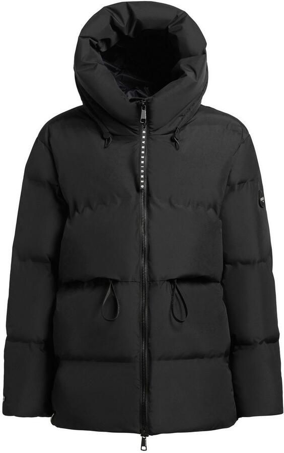 Khujo Regular fit gewatteerde lange jas met logoprint model 'Darka' - Foto 8