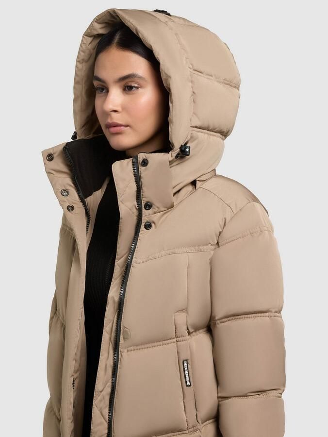 Khujo Gewatteerde jas GRAYA2 Windvanger met magnetische sluiting - Foto 3