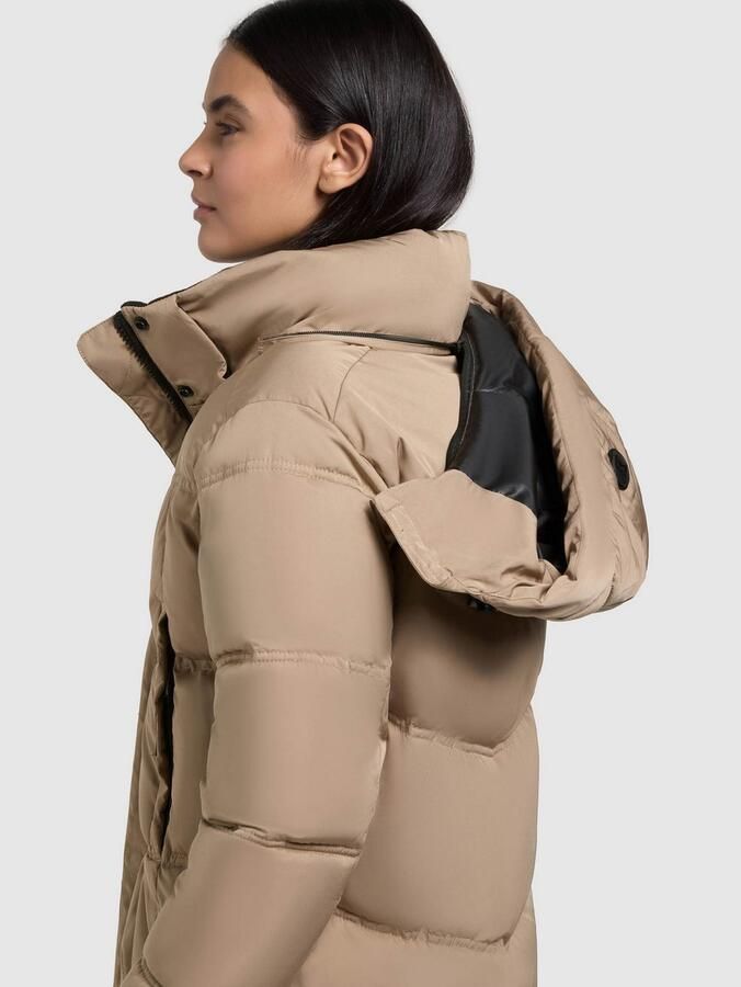 Khujo Gewatteerde jas GRAYA2 Windvanger met magnetische sluiting - Foto 4