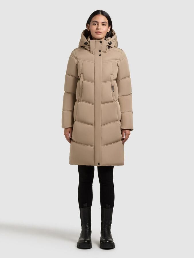 Khujo Gewatteerde jas GRAYA2 Windvanger met magnetische sluiting - Foto 7