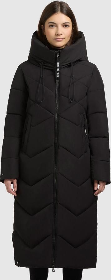 Khujo Gewatteerde jas LINARI binnenliggende opstaande kraag elastische chetten aan de mouwvoering - Foto 8