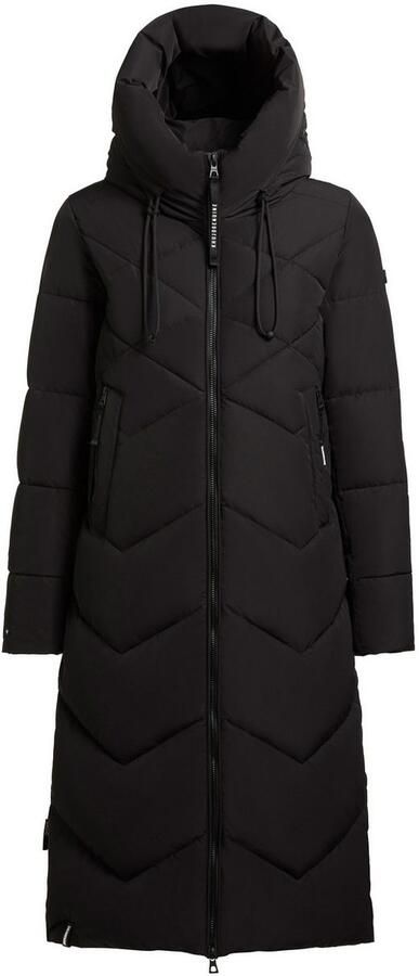 Khujo Gewatteerde jas LINARI binnenliggende opstaande kraag elastische chetten aan de mouwvoering - Foto 7