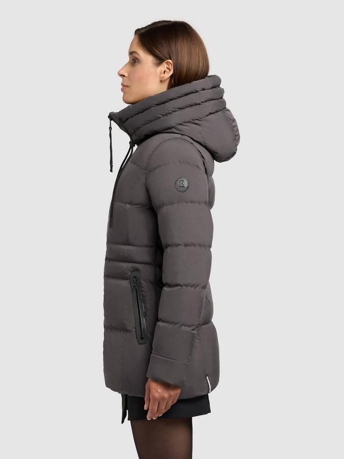 Khujo Gewatteerde jas MATLA Zakken met ritssluiting met fleecevoering een mouwzak