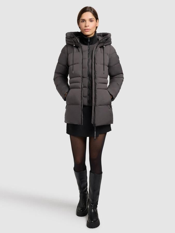 Khujo Gewatteerde jas MATLA Zakken met ritssluiting met fleecevoering een mouwzak - Foto 4