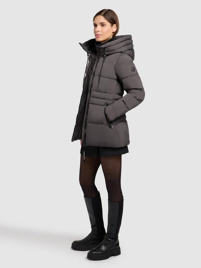 Khujo Gewatteerde jas MATLA Zakken met ritssluiting met fleecevoering een mouwzak - Foto 5