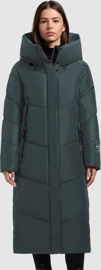 Khujo Gewatteerde jas PULSET MATT grote capuchon ritssluitzakken - Foto 8