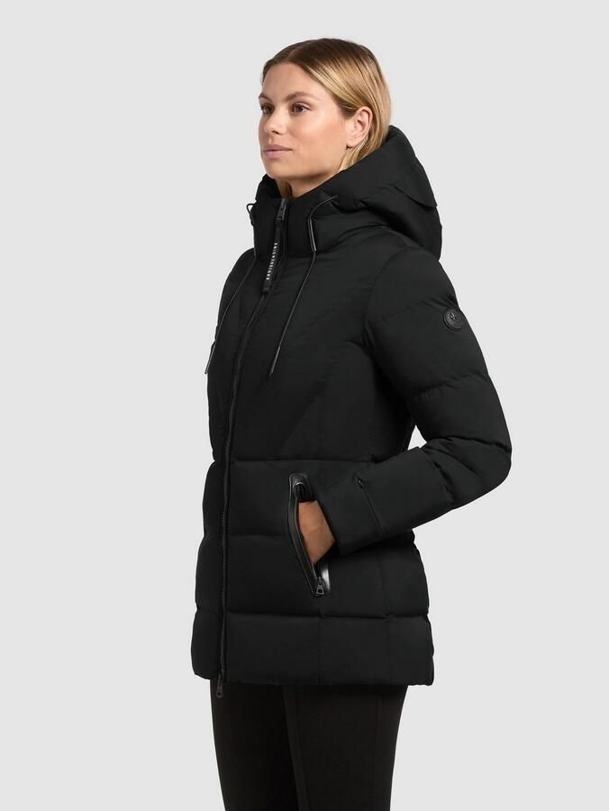 Khujo Gewatteerde jas RABB Applicaties van imitatieleer - Foto 3