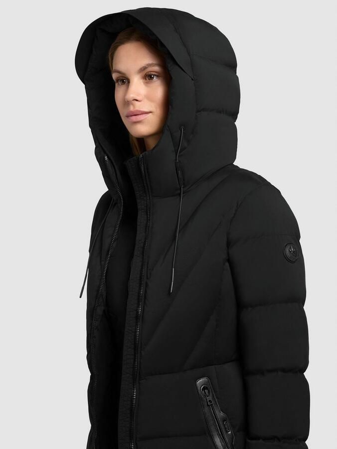 Khujo Gewatteerde jas RABB Applicaties van imitatieleer - Foto 4