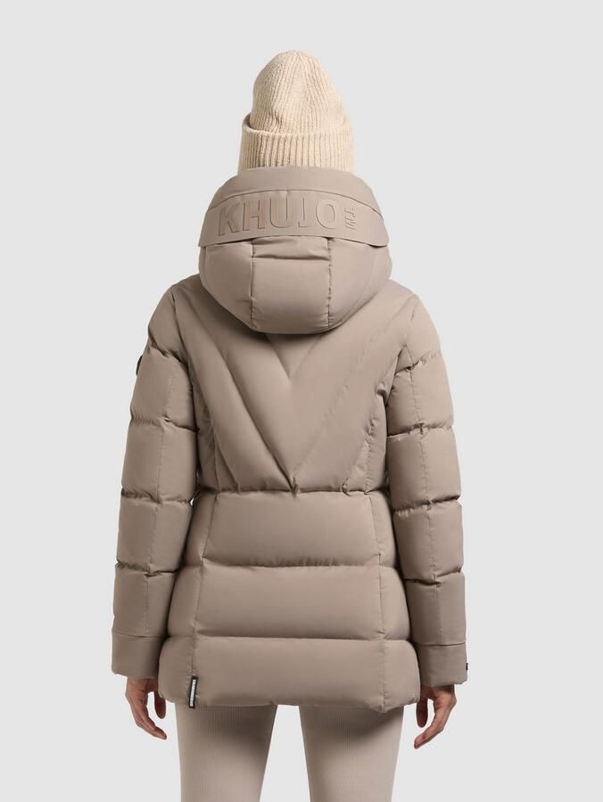 Khujo Gewatteerde jas RABB Applicaties van imitatieleer - Foto 2