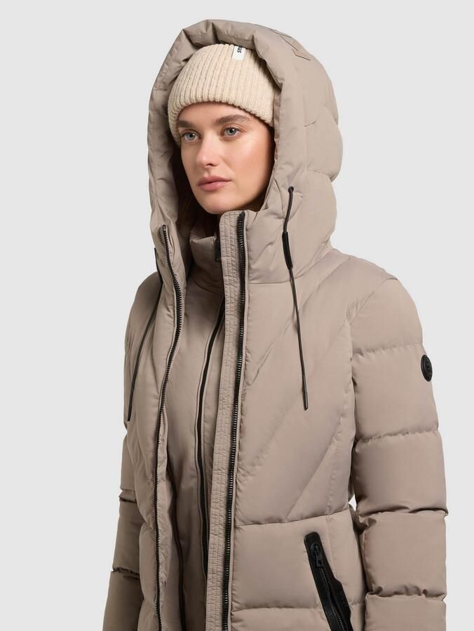 Khujo Gewatteerde jas RABB Applicaties van imitatieleer - Foto 4