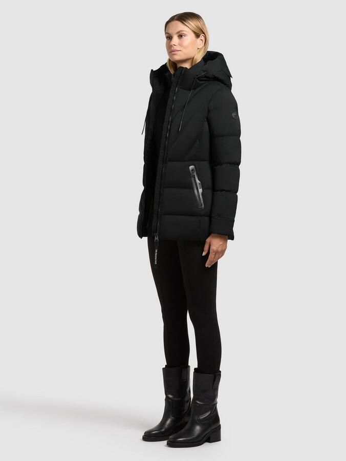 Khujo Gewatteerde jas RABB Applicaties van imitatieleer - Foto 6